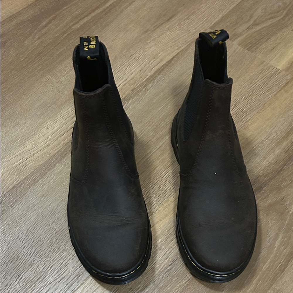 Dr. Martens Chocolate Brown Leather Boots